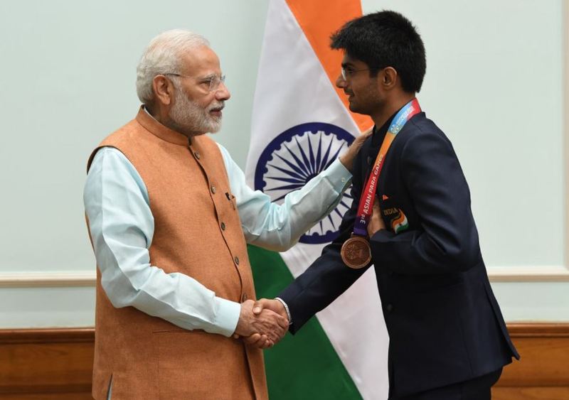 Prime Minister Narendra Modi while congratulating Suhas on winning bronze medal in 2018
