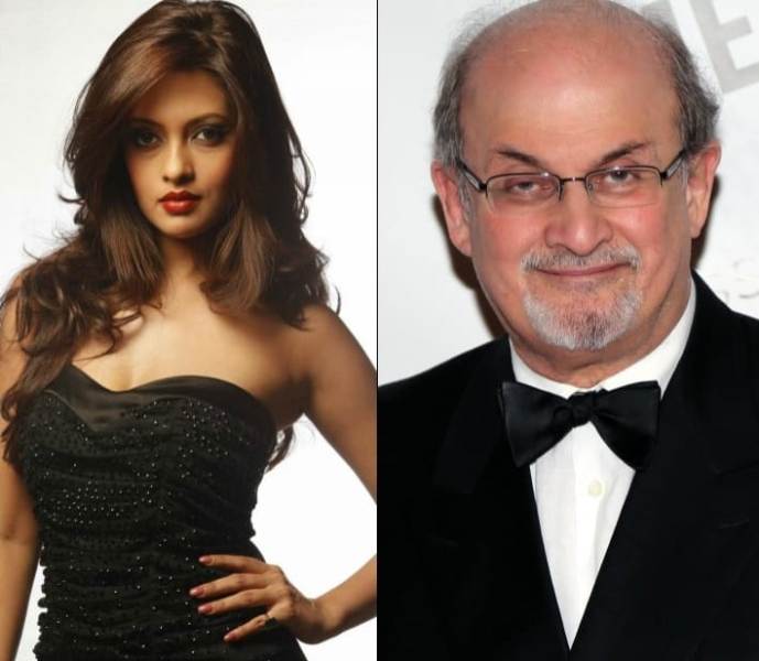 Riya Sen and Salman Rushdie