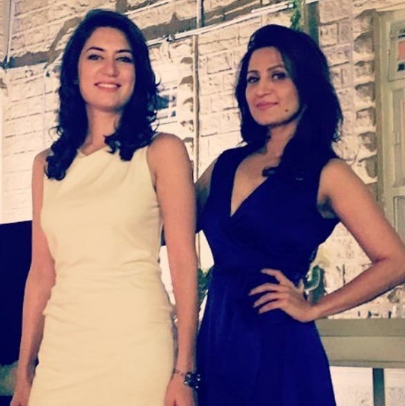 Tara Mahmood with her sister