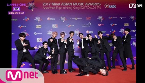 Wanna One at Mnet Asian Music Awards