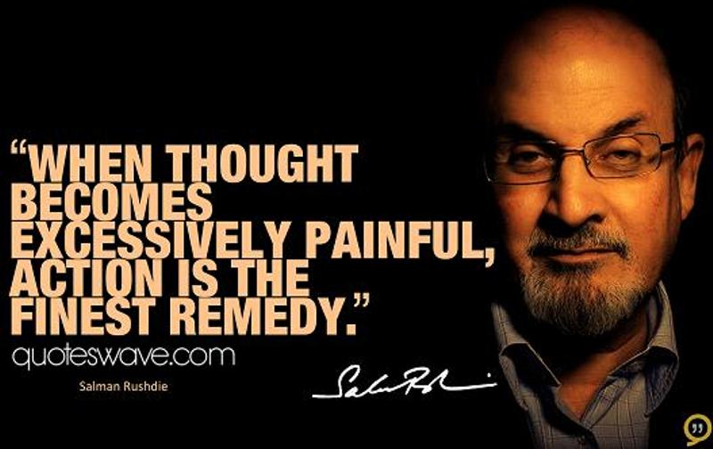 A quote by Salman Rushdie