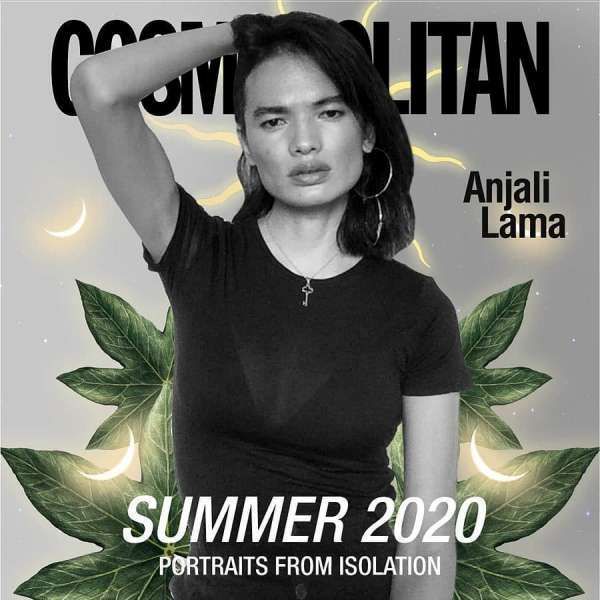 Anjali Lama on the cover of Cosmpolitan Magazine