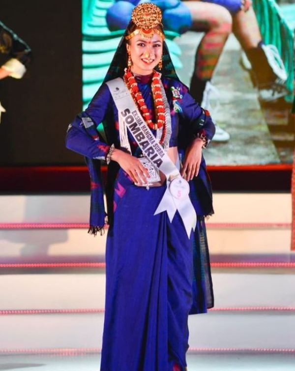 Eksha Kerung at Miss Sikkhim 2018