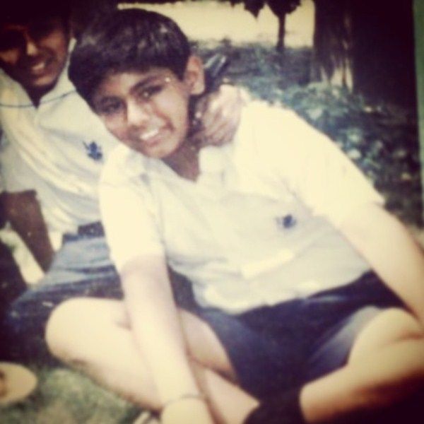 Gaggan Anand during his school days