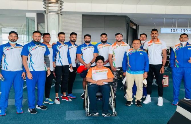 Indian Squad before leaving for Tokyo Paralympics 2020