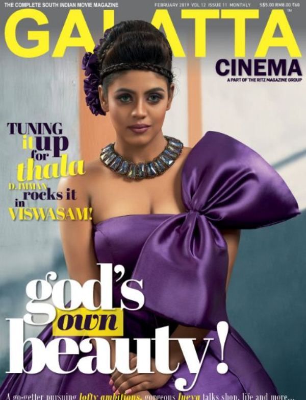 Ineya on the cover of Galatta Magazine