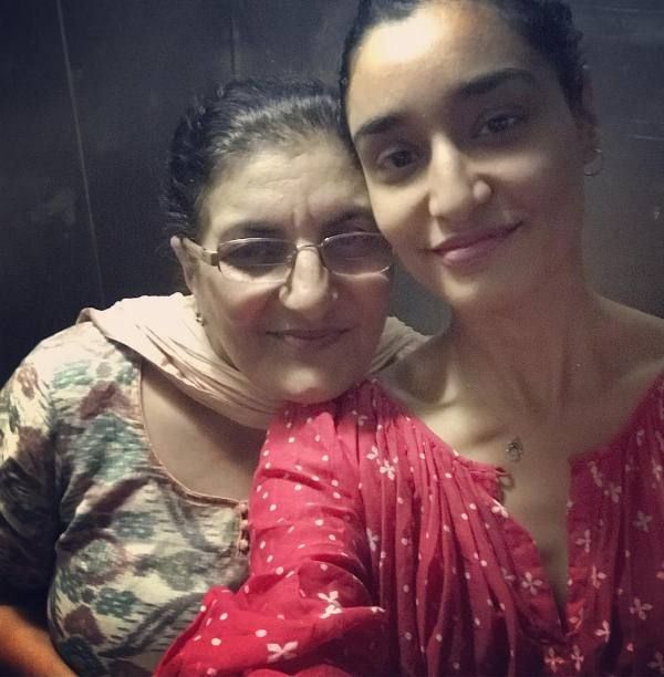 Kanishtha Dhankar with her mother