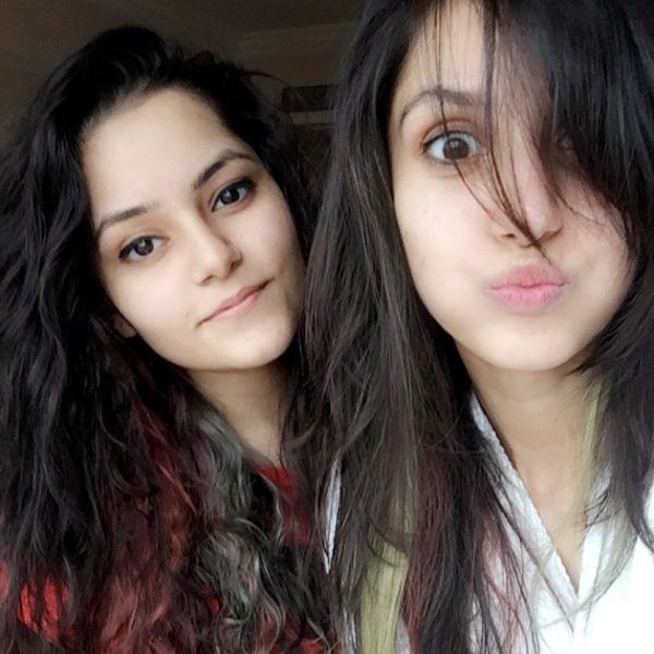 Koyal Rana with her sister