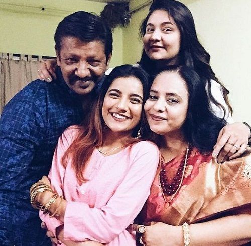 Mrunal Panchal with her family