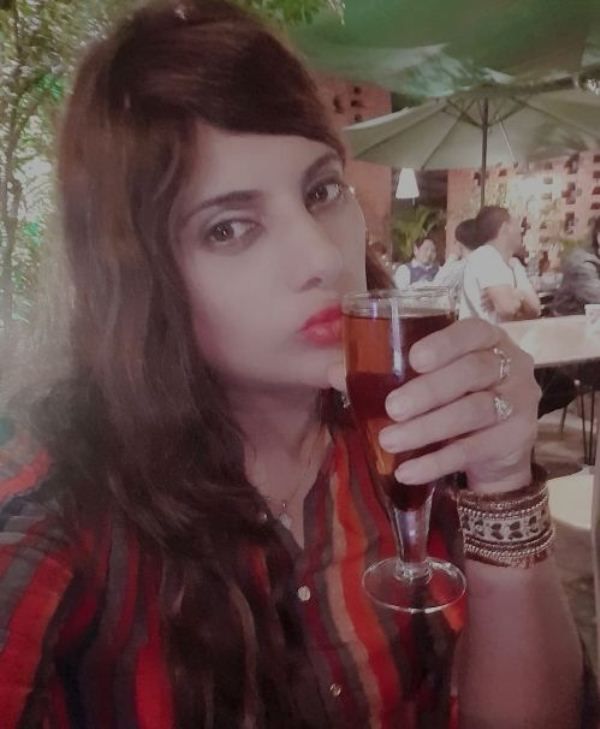 Naaz Joshi`s photo on Instagram drinking alcohol