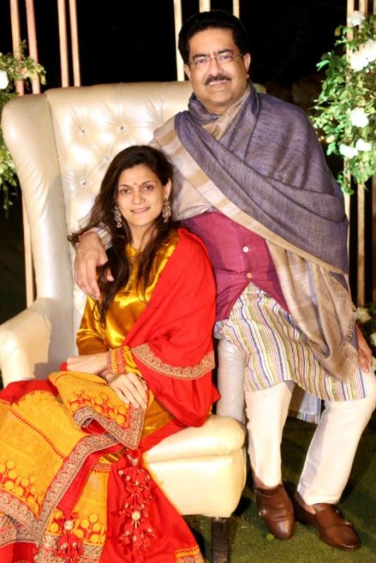 Neerja Birla with her husband Kumar Mangalam Birla