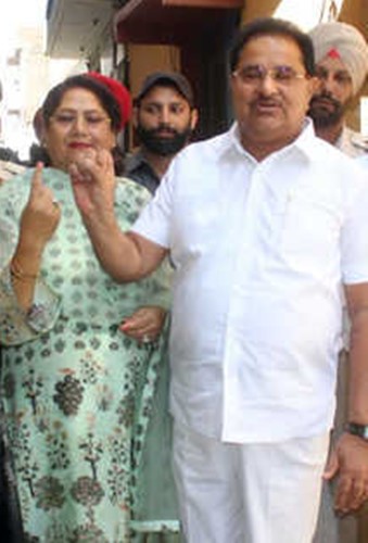 OP Soni with his wife