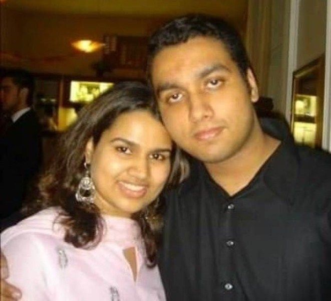 Pooja Dhingra with her brother