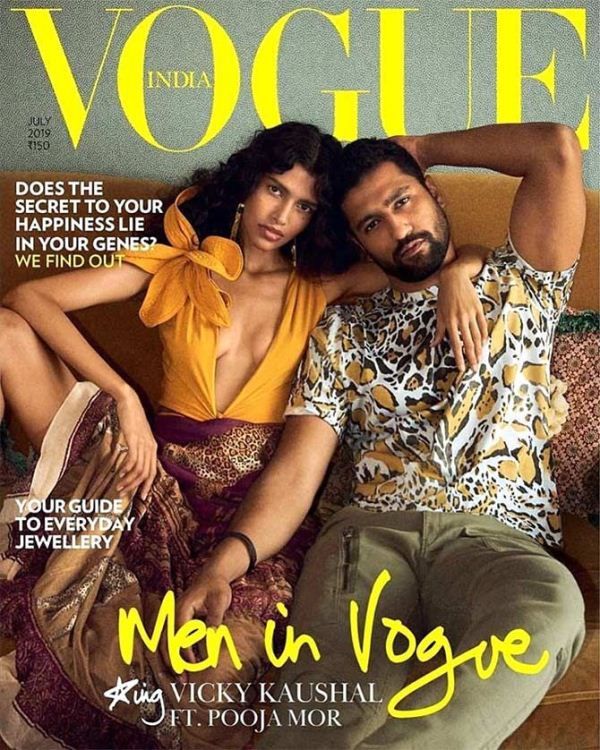 Pooja Mor on Vogue cover with Vicky Kaushal