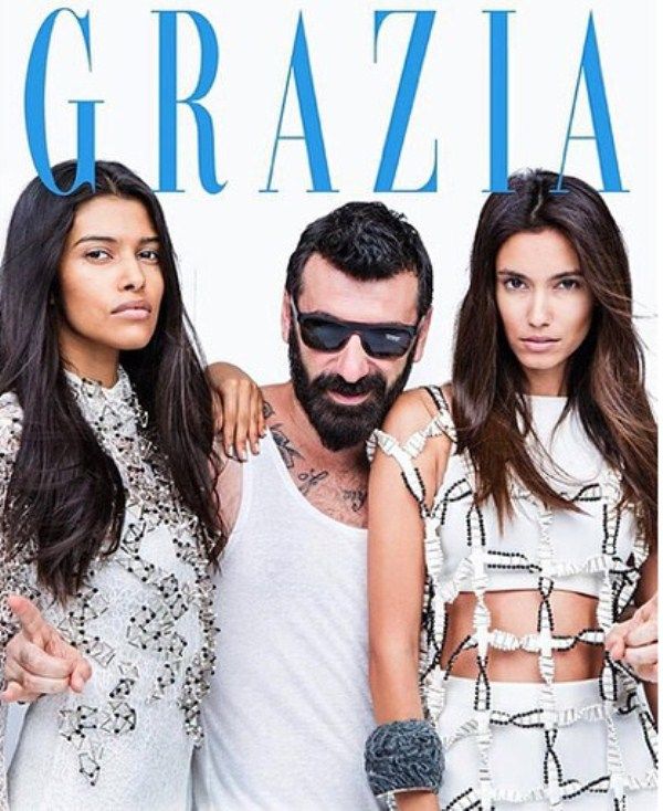Pooja Mor on the cover of Grazia Magazine