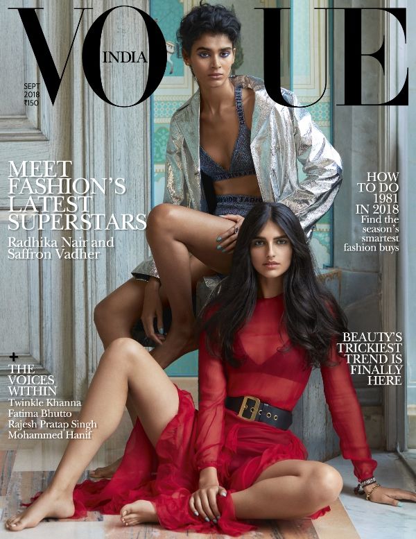 Radhika Nair on Vogue cover 2018