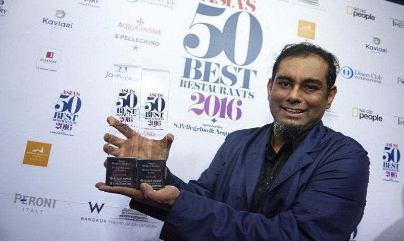 Restaurant 'Gaggan' wins Asia`s Top 50 restaurants award