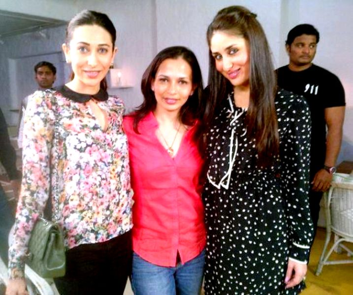 Rujuta Diwekar with the Kapoor sisters