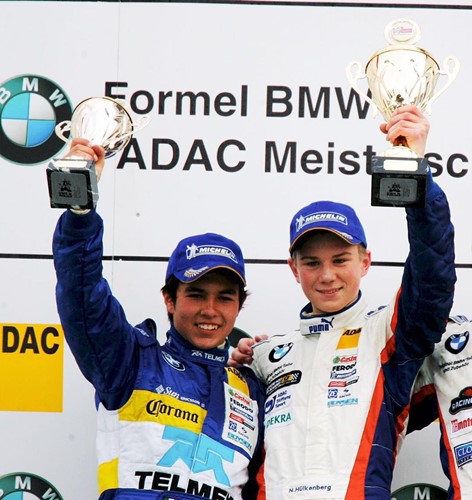 Sergio Perez at the BMW ADAC Series in Germany
