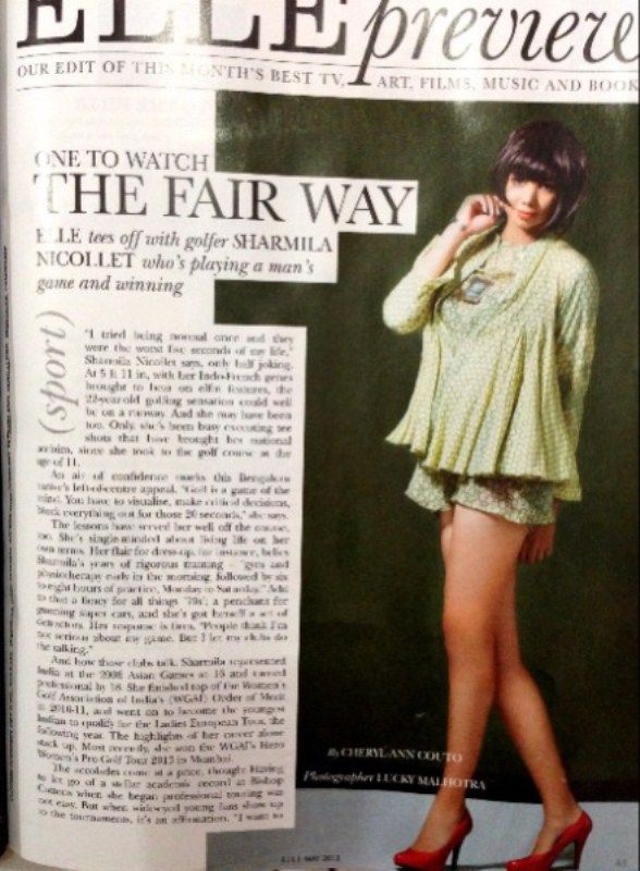 Sharmila Nicollet in Elle Magazine