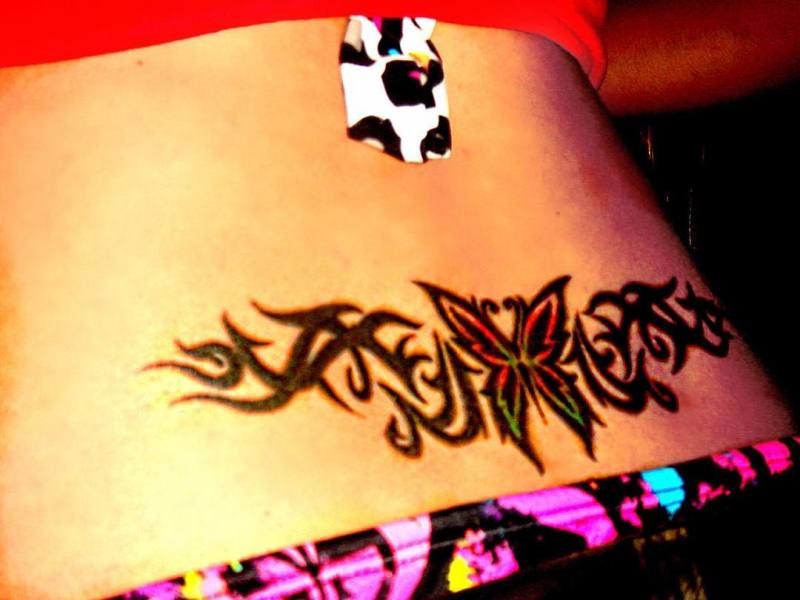 Sharmila Nicollet`s tattoo