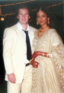 Sheetal Mallar with her husband