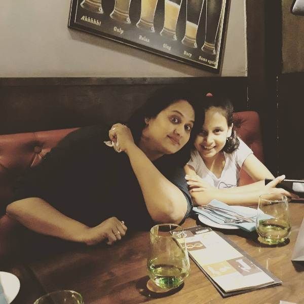 Surekha with her daughter