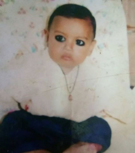 Surjar Singh Gurjar as an infant