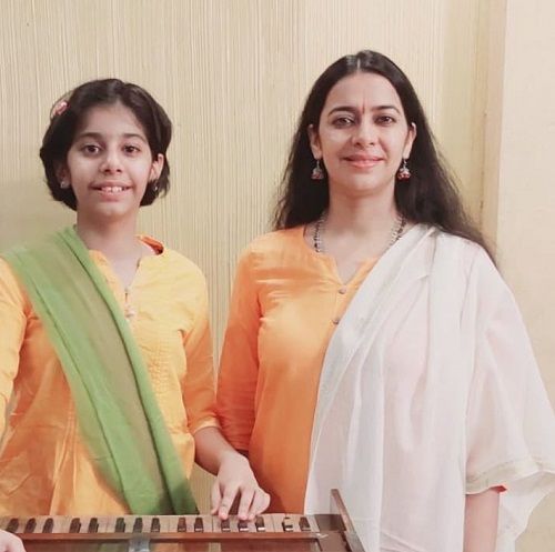 Acharya Pratishtha and her daughter