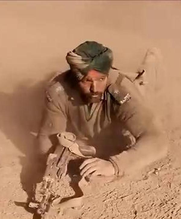 Harshvardhan in the movie 'Paltan'
