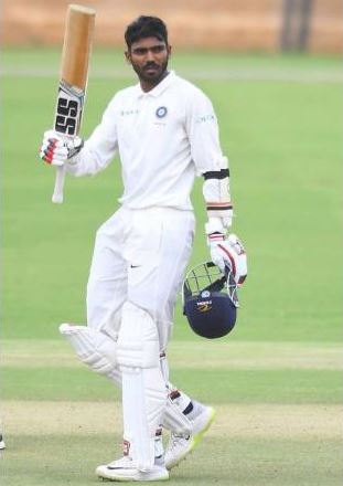 Srikar Bharat batting