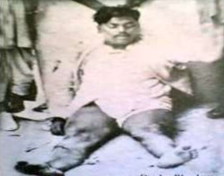 Last photo of Chandra Shekhar Azad when he shot himself