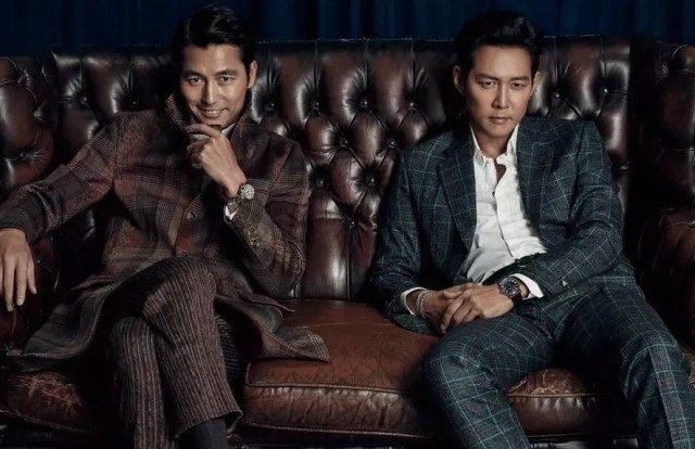Lee Jung-jae with Jung Woo-sung