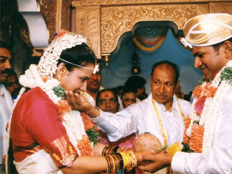 Puneeth Rajkumar's wedding picture