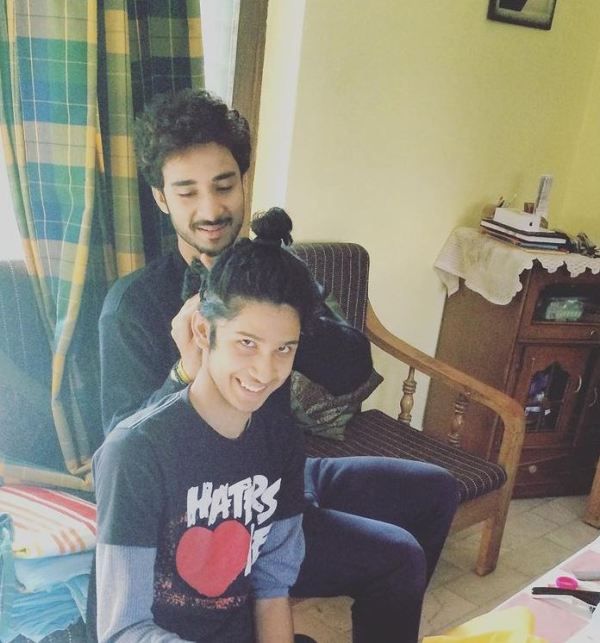 Raghav Juyal with his brother