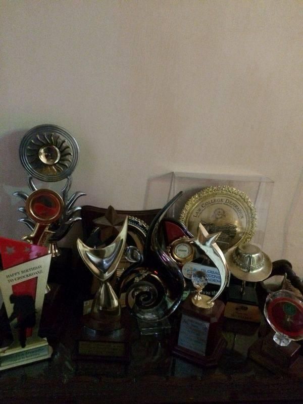 Raghav Juyal's trophies he won at dance competitions
