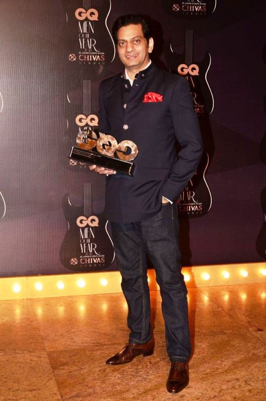 Raghavendra Rathore at GQ Men of the Year Awards 2014