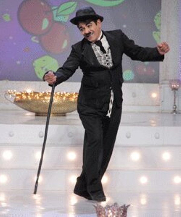 Sharad as Charlie Chaplin