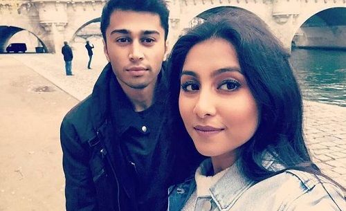 Sharic Sequeira and his sister