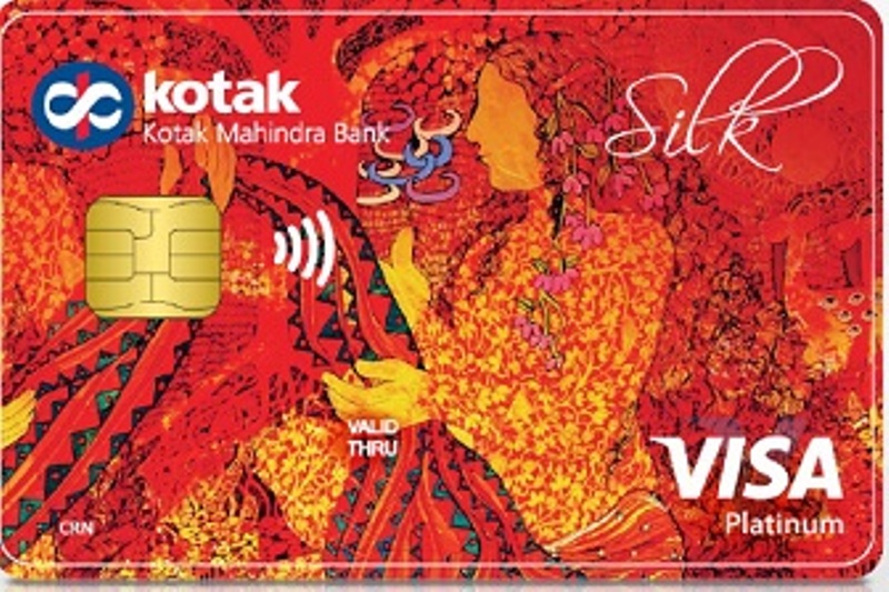 Special edition Kotak Mahindra debit card, featuring Seema Kohli's artwork 