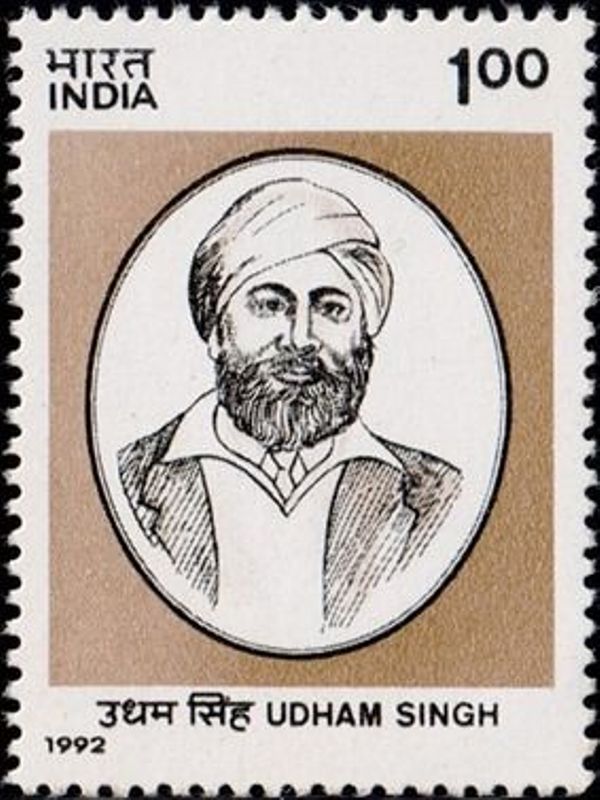 Stamp in the memory of Udham Singh