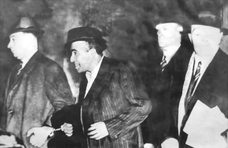 Udham Singh (second from the left) being taken after the assassination of Michael O’Dwyer