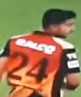 Umran Malik's jersey number