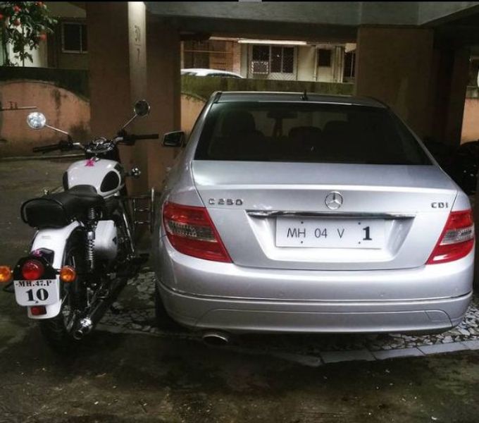 Vishal`s bike and car