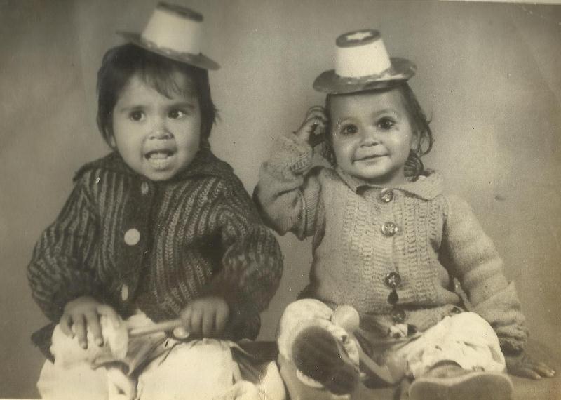 Yamini as a child with her brother