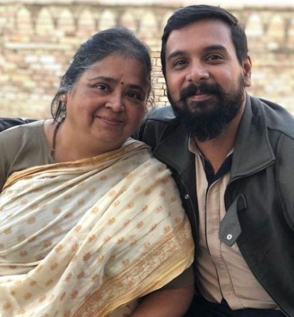 Yamini with her son