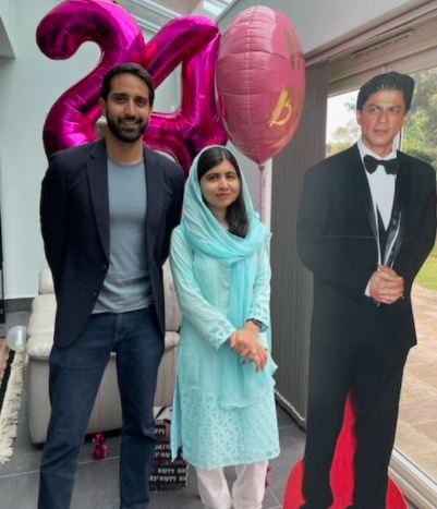 A picture from Malala's birthday celebrations