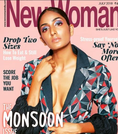 Aishwarya Sushmita on the cover of the New Woman India's magazine