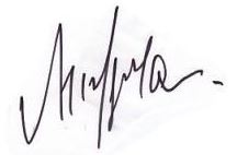 Ajit Agarkar's signature