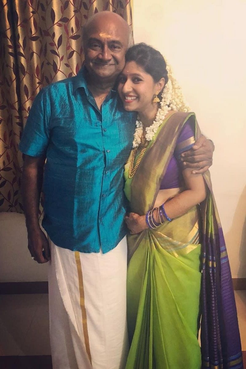 Bhaskar with his daughter